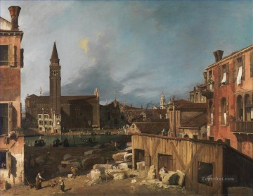 Canaletto Painting - El Patio de los Canteros Canaletto